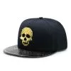 black-pu-leather-brim