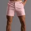 pink-311-solid-color-shorts