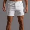 white-311-solid-color-shorts