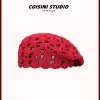 hollow-knitted-beret