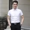 white-short-sleeve-shirt